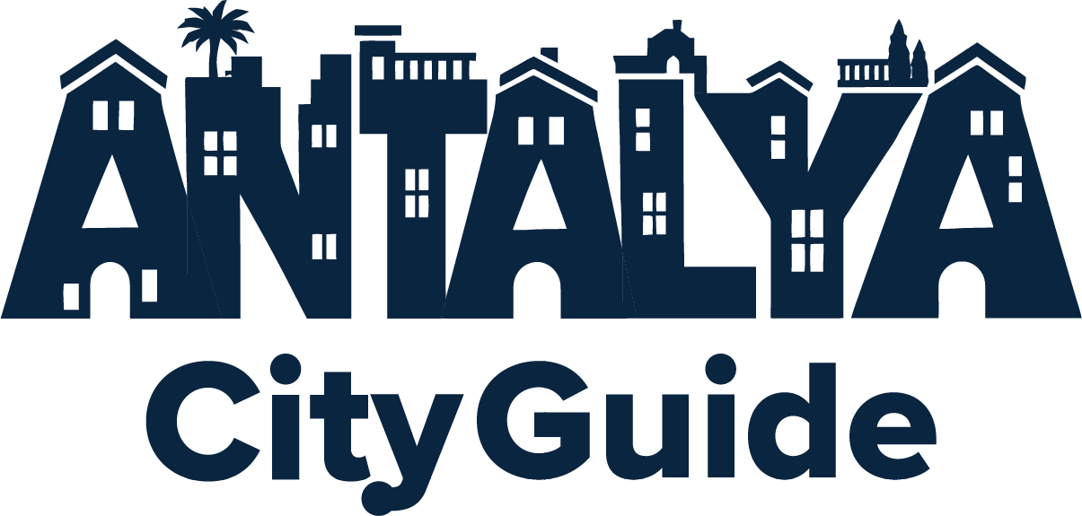 Antalya City Guide logosu — Tek renk koyu