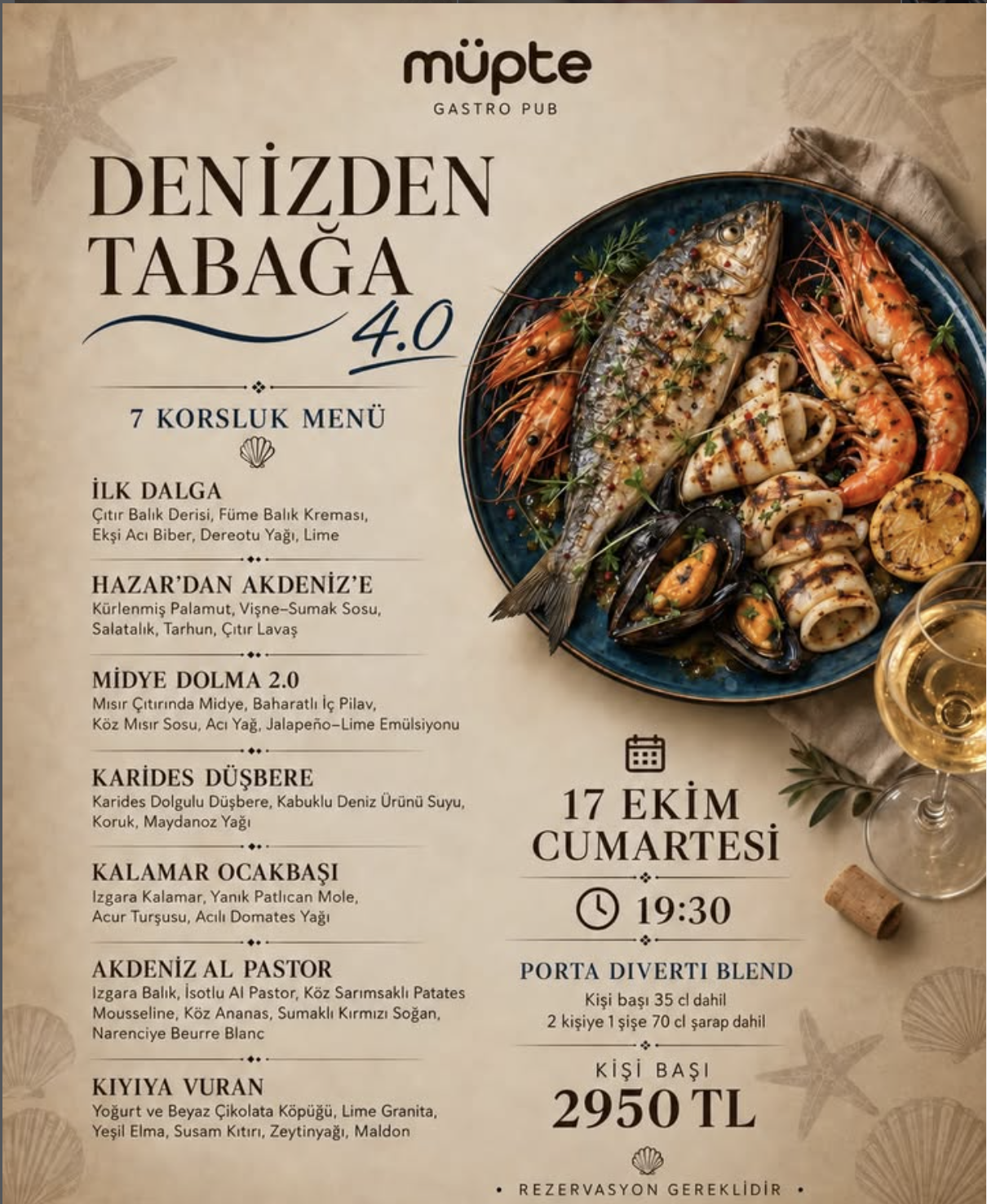 Denizden Tabağa