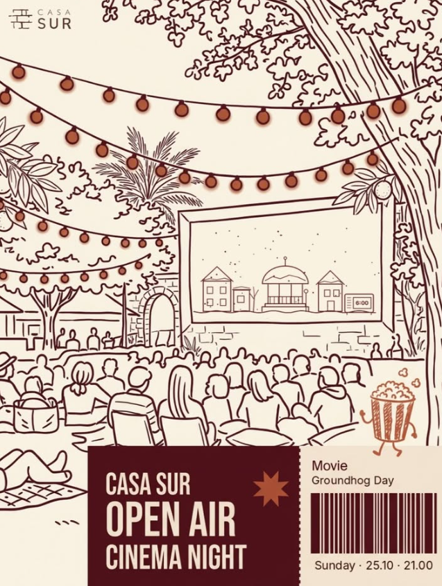 CASA SUR OPEN AIR CINEMA NIGHT 25.10.2026