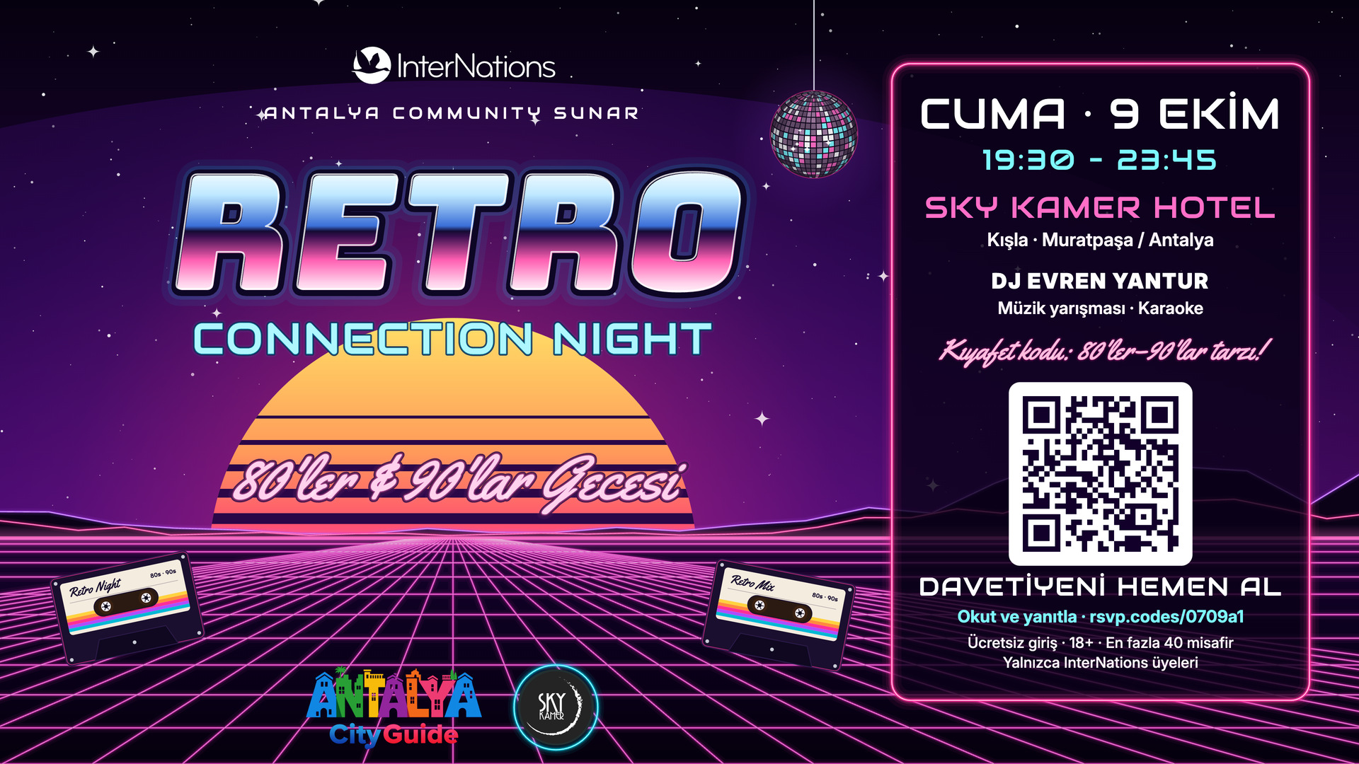 Retro Connection Night: Soirée Années 80 & 90
